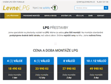 Tablet Screenshot of levnelpg.cz